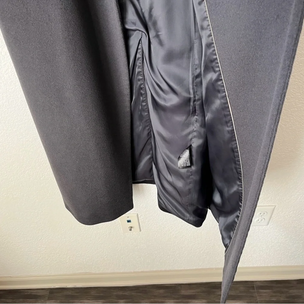 Jigsaw Wool Maxi City Coat in Charcoal - ASO Kate Middleton Royal - UK10/US6 - Picture 10 of 13